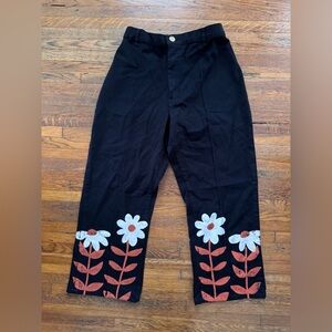 Big Bud Press Daisy Stamped Western Pants